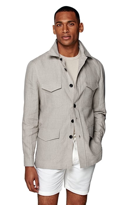 LIGHT BROWN WILLIAM SHIRT-JACKET 1