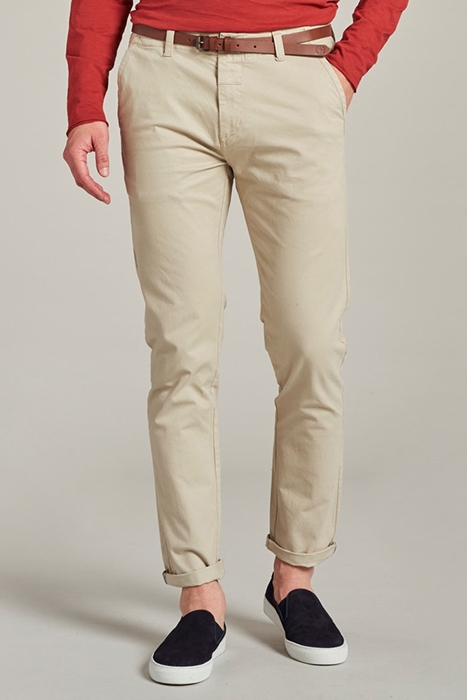 PRESLEY CHINO PANTS WITH BELT STRET SAND 2