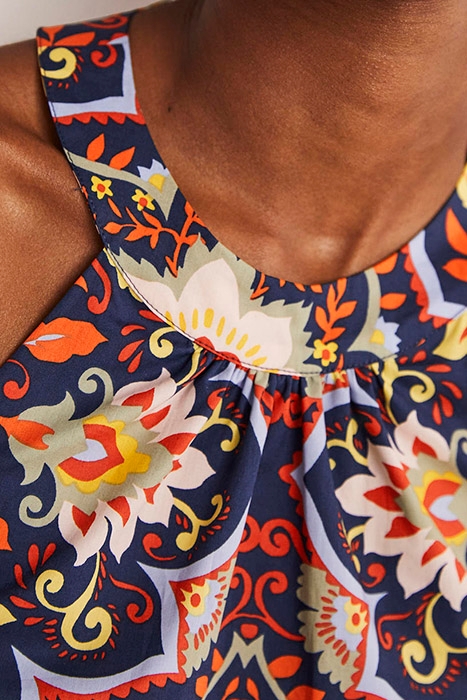 JESSICA HALTERNECK CO-ORD TOP NVY 5