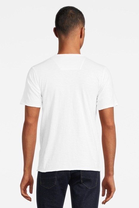 BASIC ROUND NECK TEE SLUB JERSEY WHITE 3