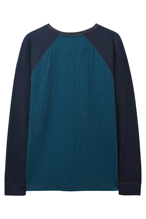 ROBBIE RAGLAN T-SHIRT MID TEAL 4