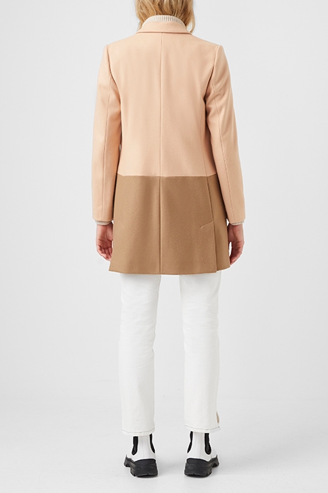 FAVA PLATFORM FELT LS COAT CLAY NUDE/ CAMEL 3