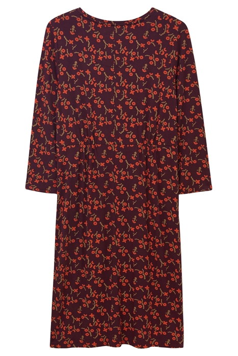 TALIA ECO VERO JERSEY DRESS PLUM MLT 6