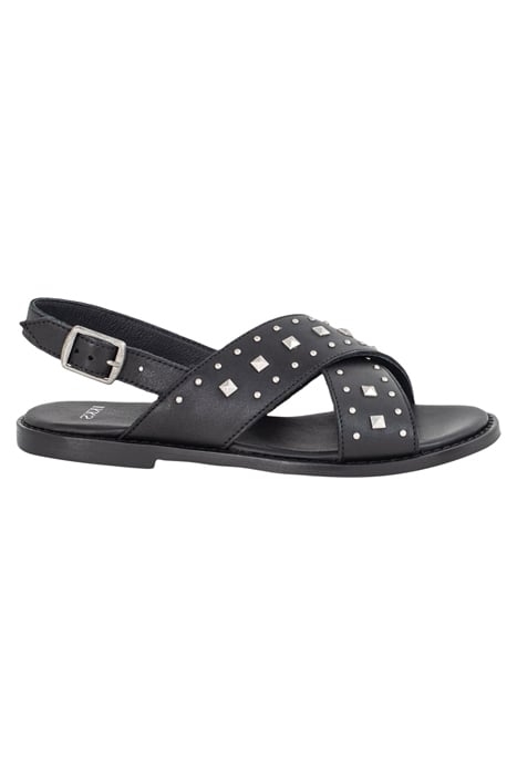 GIRLS’ BLACK STUDDED SANDALS 1