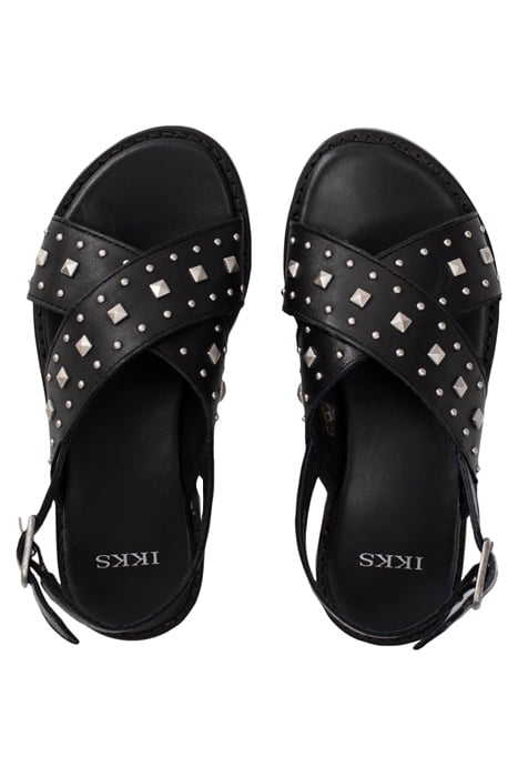 GIRLS’ BLACK STUDDED SANDALS 3