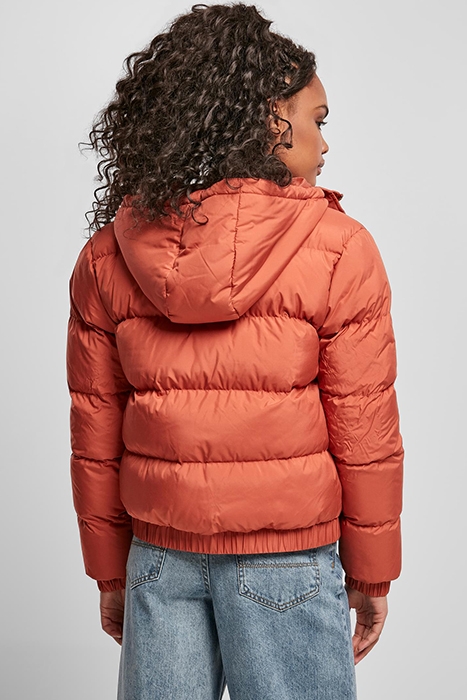 LADIES HOODED PUFFER JACKET REDEARTH 3