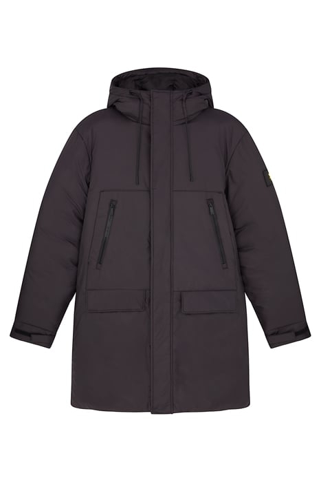 LONG LINE INTERNAL PADDED JACKET Z865 JET BLACK 5