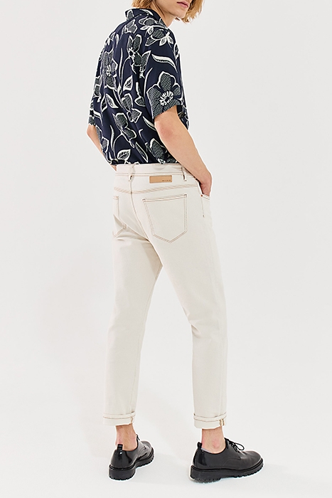 MEN’S IVORY SLIM JEANS OFF-WHITE 4