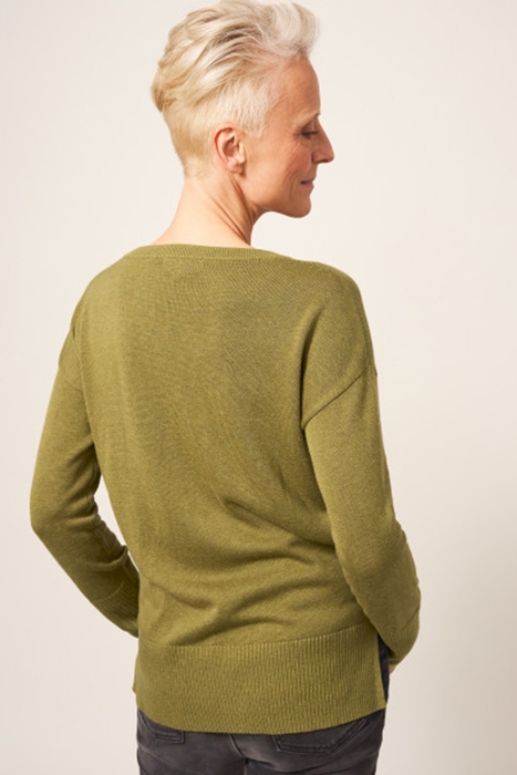 OLIVE JUMPER DEEP GREEN 2