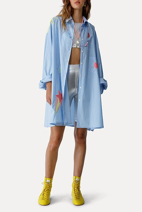 LAMINATED STRETCH TOP SILVER 4