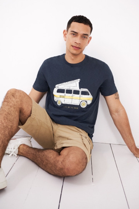 CAMPER VAN GRAPHIC TEE DARK NAVY 2