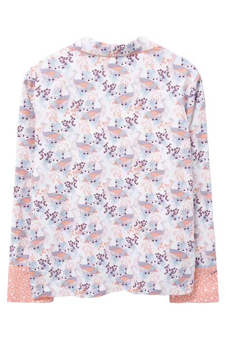 NINA WOVEN PJ SHIRT IVORY MULTI 5