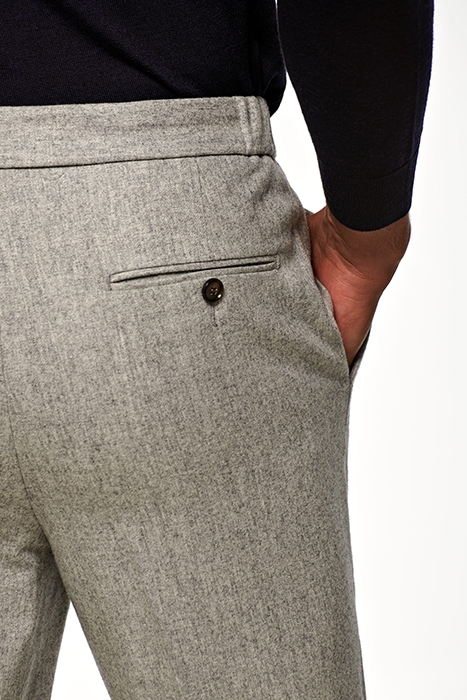 LIGHT GREY DRAWSTRING AMES TROUSERS 5