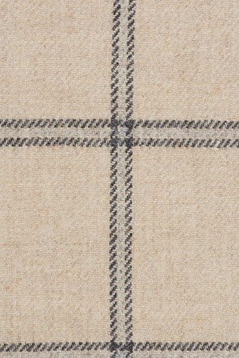 LIGHT BROWN CHECKED JORT SUIT 5