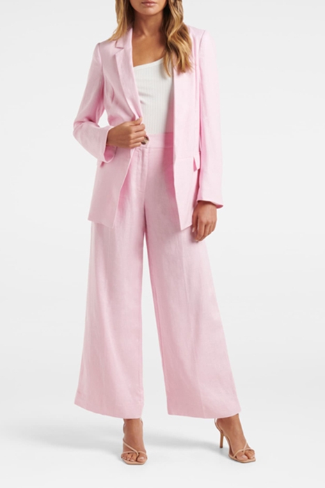 LILA LINEN BLAZER PINK 3