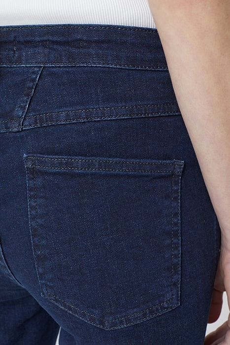 WOMEN SKINNY PUSHER JEANS DARK BLUE 7