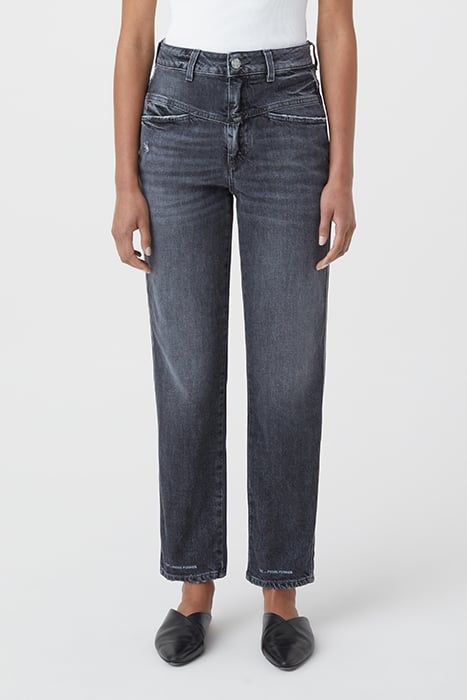 WOMEN PEDAL PUSHER JEANS DARK GREY 1