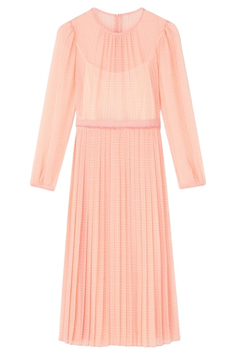 AVERY MIDI DRESS PINK/CREAM 5