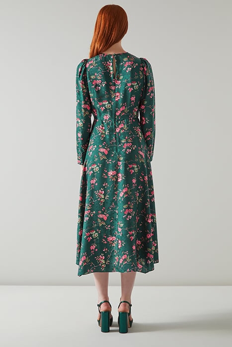 ANGELICA MIDI DRESS GREEN 2