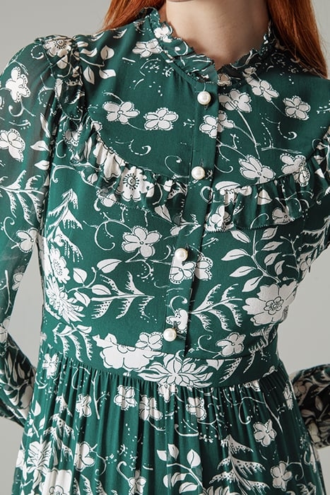 PATTI SHIRT DRESS DARK GREEN 3