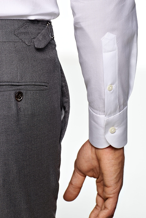 DARK GREY BIRD'S EYE LAZIO SUIT 8