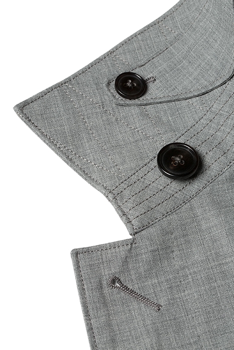 LIGHT GREY RAINCOAT 3