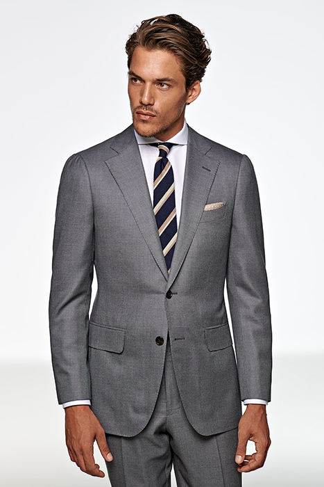 DARK GREY BIRD'S EYE LAZIO SUIT 2