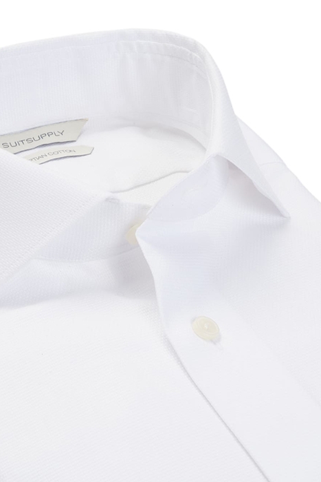 WHITE GIRO INGLESE SLIM FIT SHIRT 5