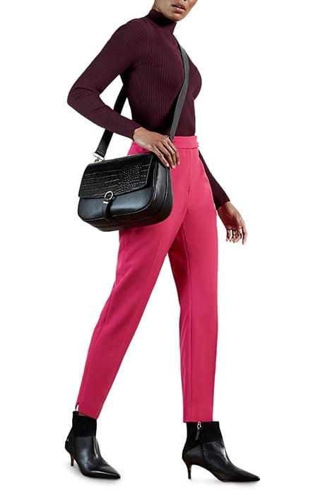 RESAT ANKLE GRAZER SKINNY LEG TROUSER PINK 4