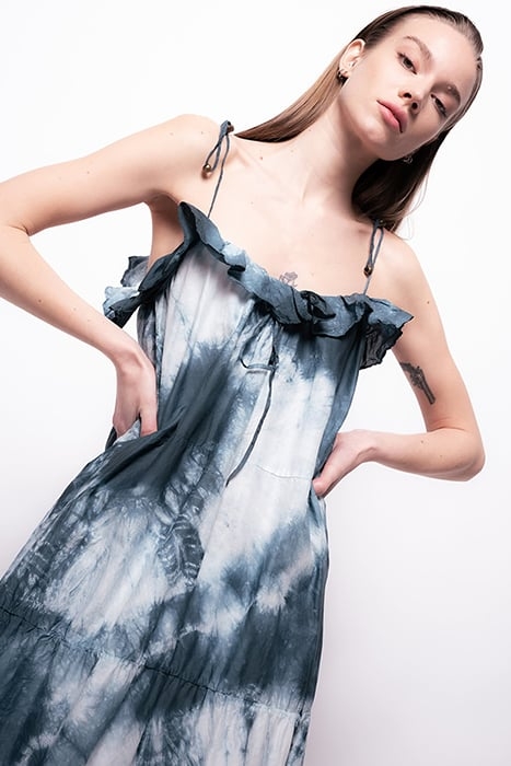 MONCALIERI ABITO MUSSOLA GREEN/WHITE 4