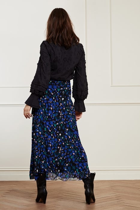 BOBO FRILL SKIRT BLACK/MINT 2