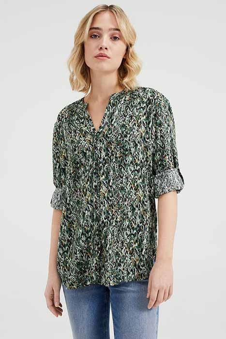 LADIES BLOUSE WITH PATTERN MULTI-COLOURED 2