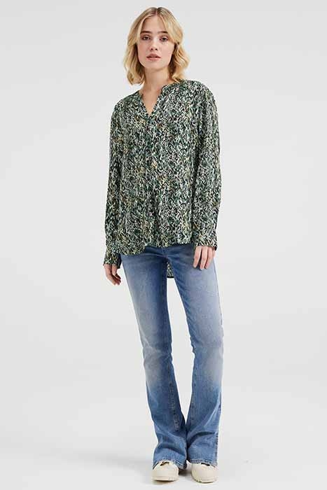 LADIES BLOUSE WITH PATTERN MULTI-COLOURED 4