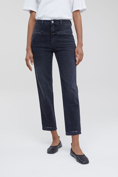 PEDAL PUSHER JEANS DARK GREY 1