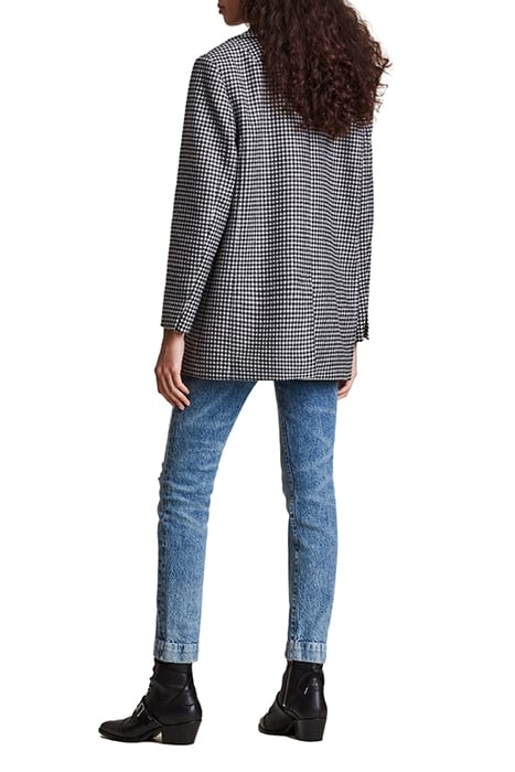 JOCIE COAT BLACK/WHITE 3