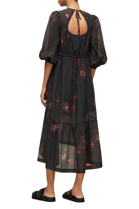 ROSI NILA DRESS DARK KHAKI GREEN 2