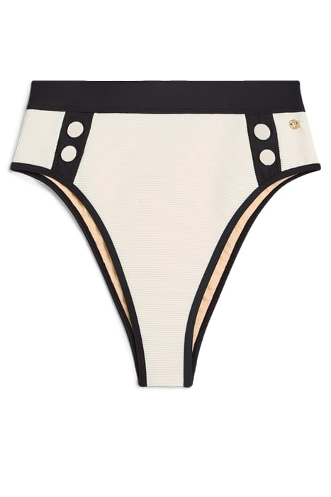 SALINA BIKINI BOTTOM CREAM BLACK 1