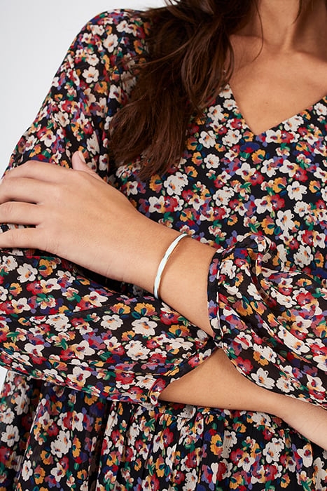 BLACK FLOWER POWER PRINT BLOUSE 4