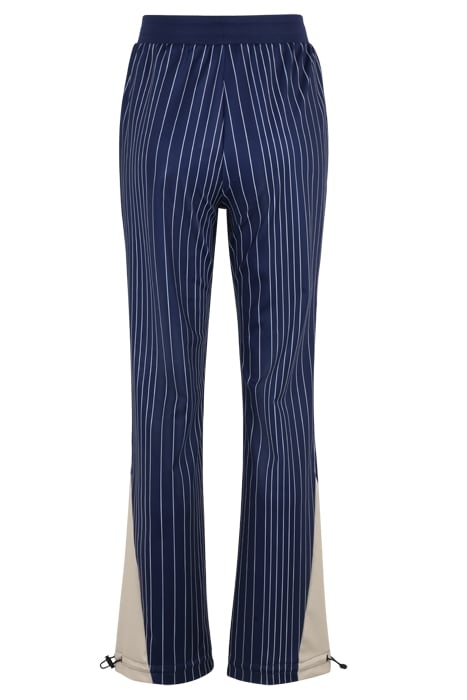 TORRELAVEGA STRIPED TRACK PANTS MEDIEVAL BLUE/ANTIQUE WHITE 2