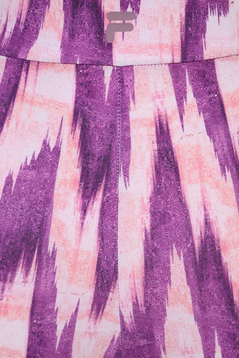 CALLA HEIGH WAIST LEGGINGS PURPLE ABSTRACT ETNO AOP 5