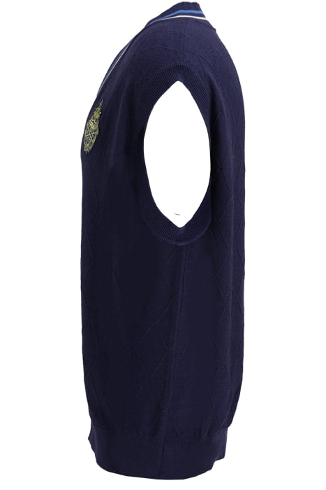 TALKAU KNITTED VEST MEDIEVAL BLUE 3