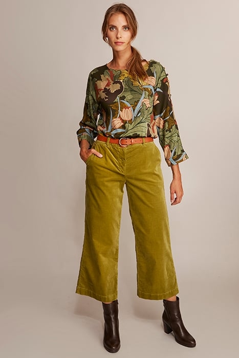 BOATNECK SHIRT 3/4 SL GREEN 4