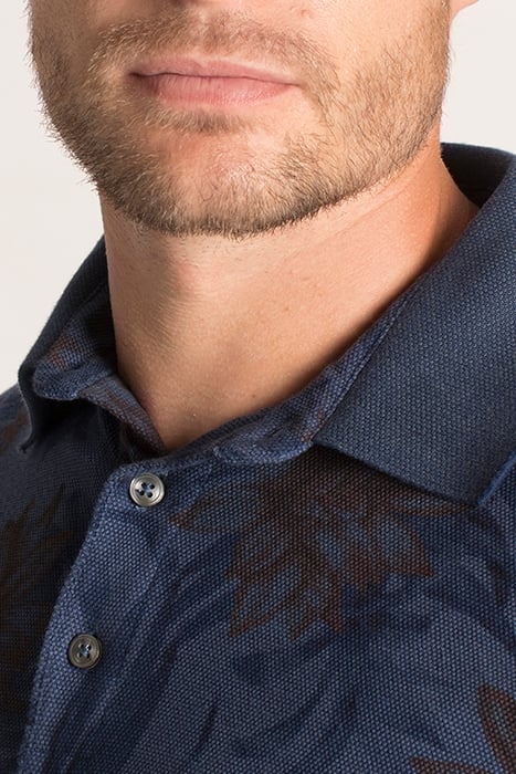 OXF AOP CF OXFORD PIQ LS BLUE 5