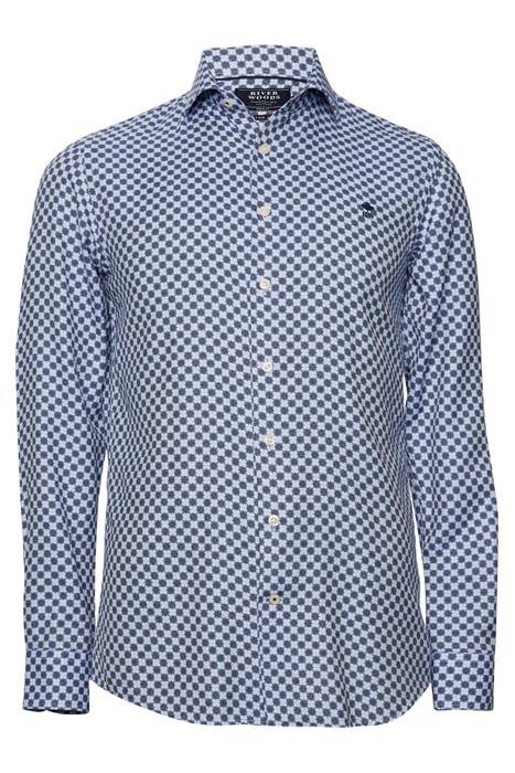 CF LS SORRENTO PRINT SHIRT BROWN 1