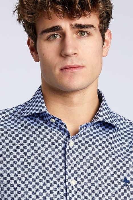 CF LS SORRENTO PRINT SHIRT BROWN 5