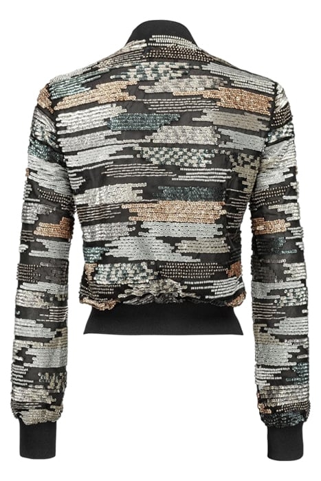 QUERCETO BOMBER TULLE RICAMO P WHITE/GREY/PALE BLUE 7