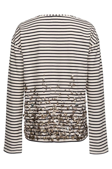 MELEGNANO MARINIERE JERSONE RI ECRU/NAVY 7