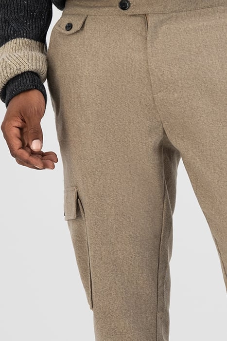 LANCASTER COMBAT PANTS MELANGE FLAN FALLEN ROCK 5