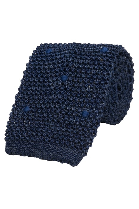 NAVY KNITTED TIE 1