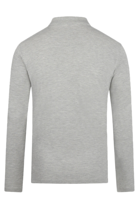 L/S POLO MEDIUM GREY MELANGE 2